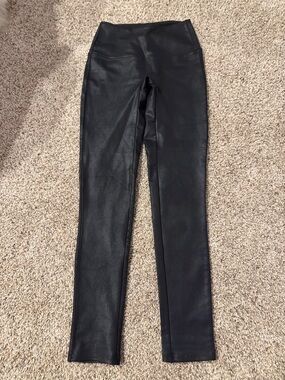 DG2 by Diane Gilman Black Faux Leather pants